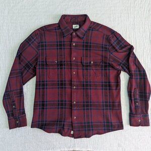 Men's Fair Harbor Dunewood Flannel - Red blue plaid